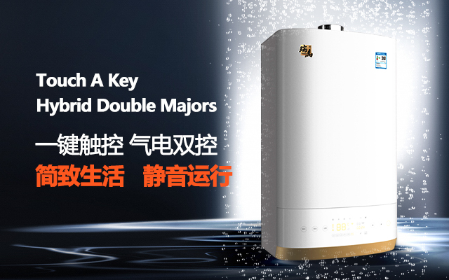雙能源壁掛爐，省氣25%